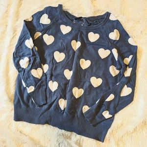 Torrid Heart Sweater GUC size 0
